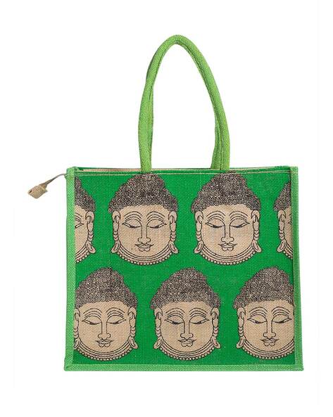 Buy S.B. Bags Printed Eco-Friendly Jute Bag/Shopping Bag/Grocery Bag (Pack  of 3),SB168 Online at Best Prices in India - JioMart.