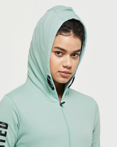 Front open outlet sweatshirt