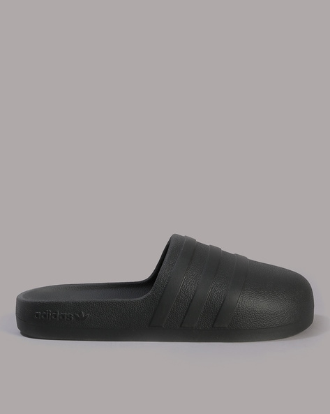 Men's gray adidas discount slides