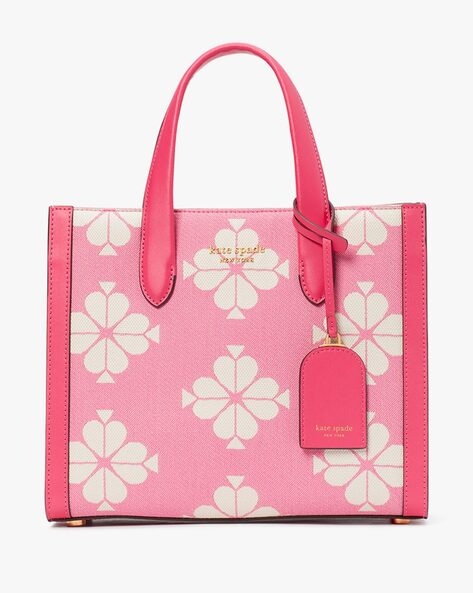 Kate Spade Spade Flower Two-Tone Canvas Manhattan Small Tote