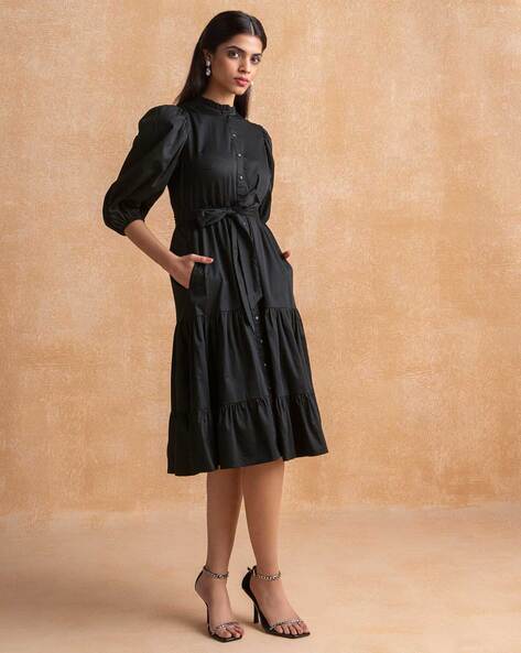 Buy Black Dresses for Women by Femella Online