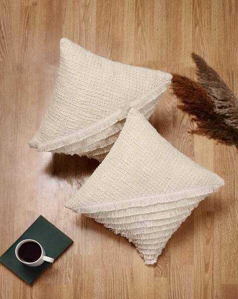 Buy Cream Cushions Pillows for Home Kitchen by Anwyn Online
