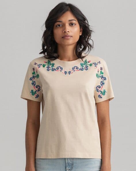 Buy Beige Tshirts for Women by Gant Online