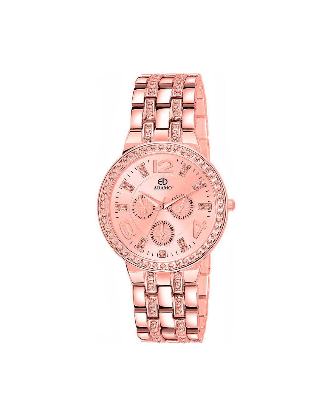 839KKM21 Analogue Watch with Stainless Steel Strap