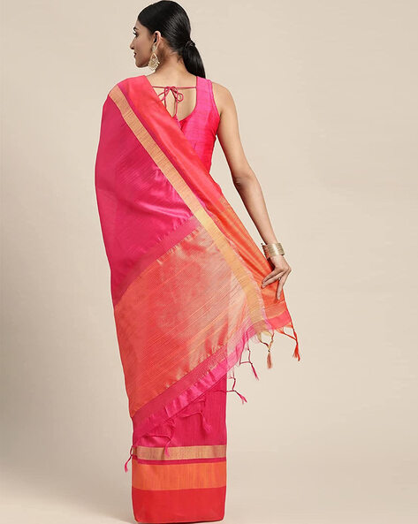 Plain Raw Silk Saree With Designer Blouse 2024 | www.metodolazaro.com