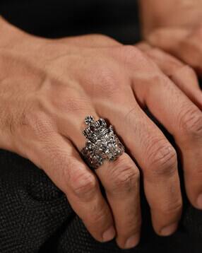 bold by priyaasi Lion Embedded Ring-picture-19