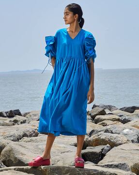 Buy Blue Dresses & Gowns for Women by Mati Online