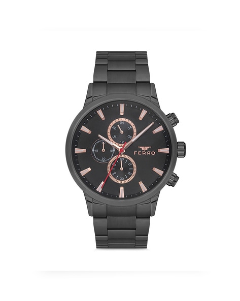 Buy Black Watches for Men by FERRO Online Ajio