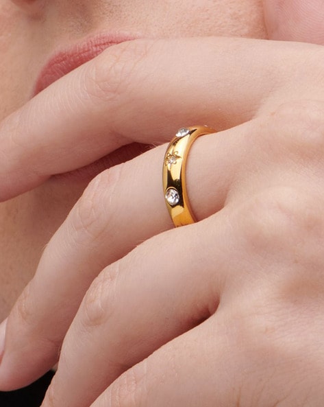 Elegant Round Bishop (Red Ruby) Gold Ring – Fox-Rings