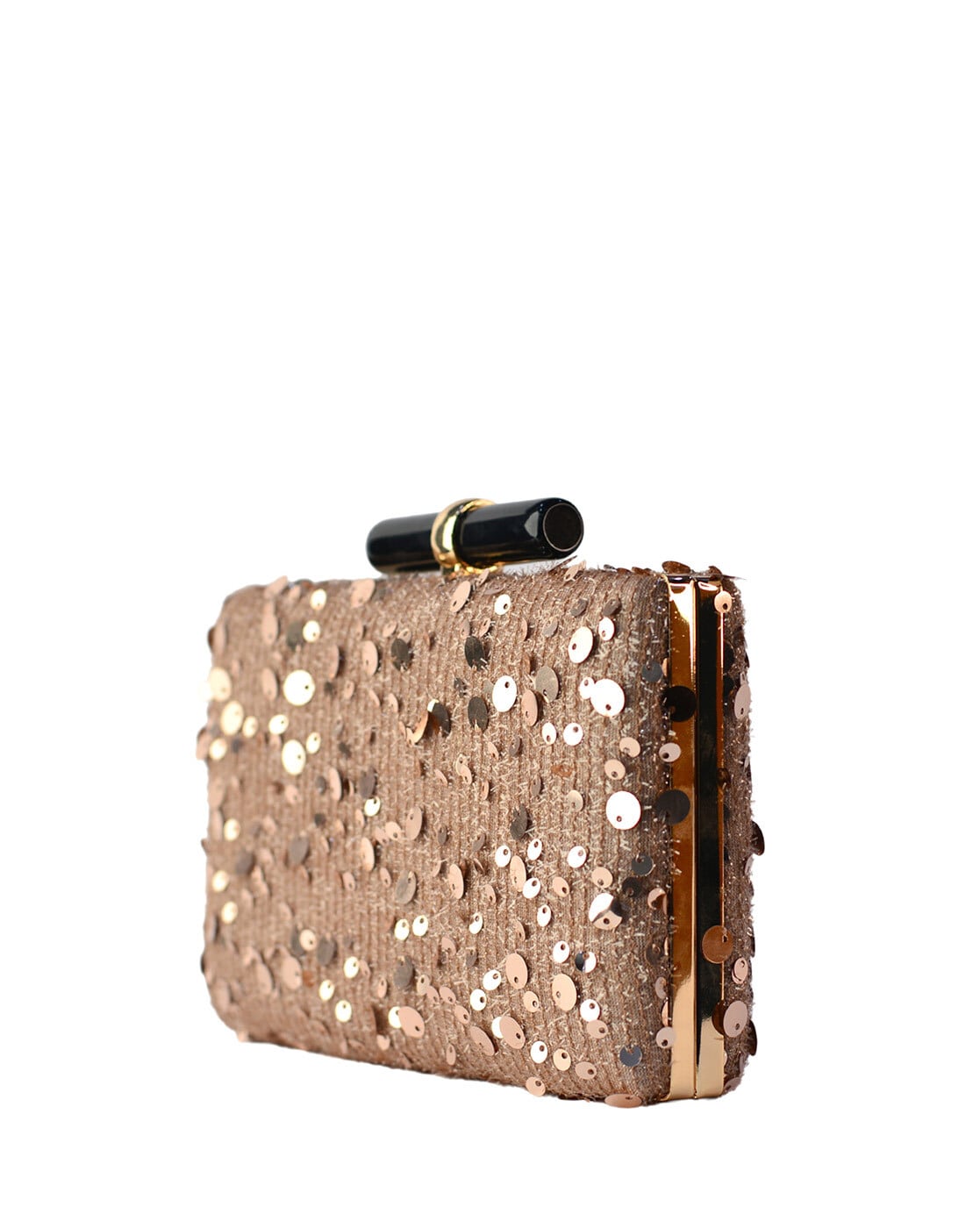 Sequin & Rhinestone Evening Bag - Available in Black, Gold or Silver -  Sandsational Sparkle