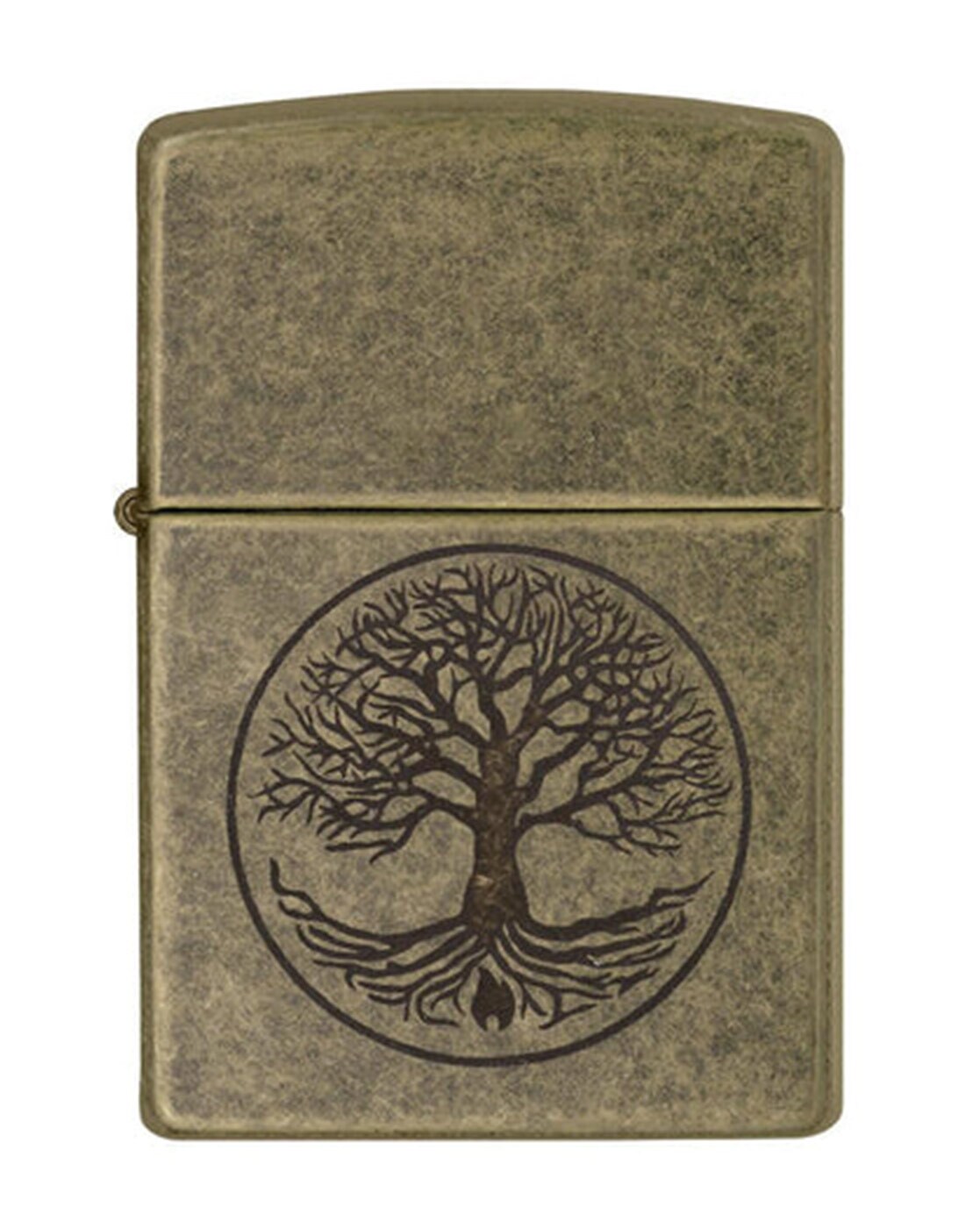 Tree of Life Windproof Pocket Lighter