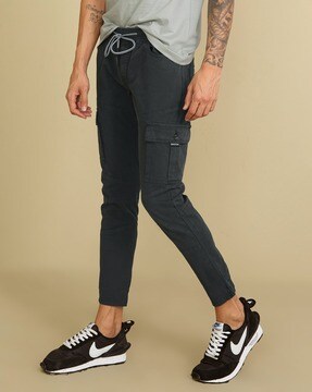Casual trousers 7 For All Mankind - Biker Cargo pants in black - JSC0X30ZBL
