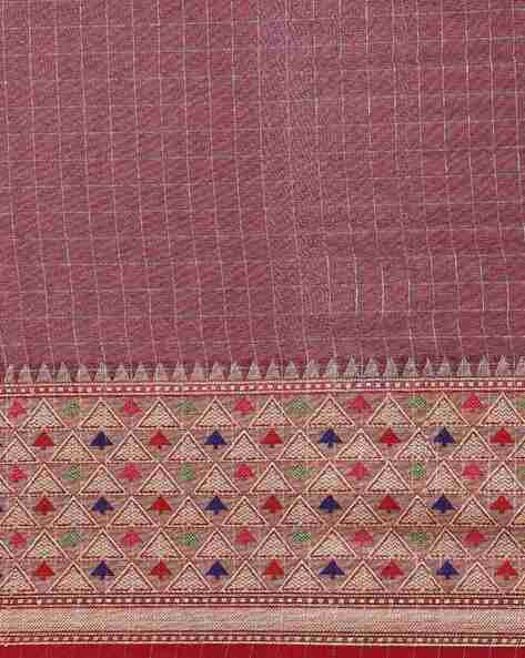 1000 Butta Purple Kanchipuram Handloom Silk Saree