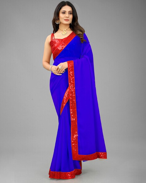 Page 3 | Plain Blue Sarees: Buy Latest Designs Online