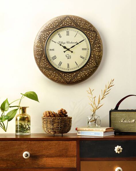  Wall Clocks - Brass / Wall Clocks / Clocks: Home & Kitchen