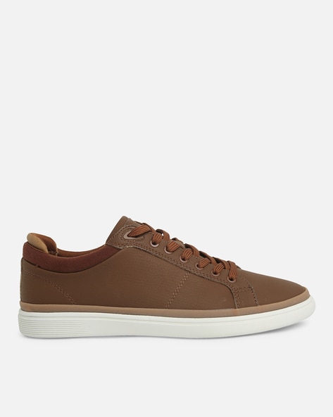 Aldo Round-Toe Lace-Up Sneakers