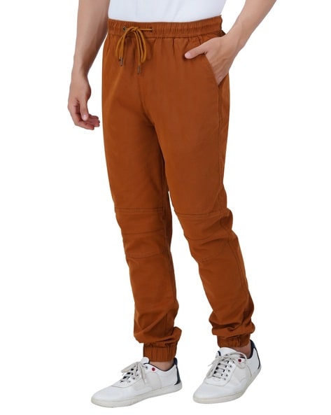 Buy Basics Brown Low Rise Jogger Pants for Men Online @ Tata CLiQ