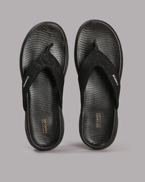 Buy Black Flip Flop Slippers for Men by Campus Online Ajio