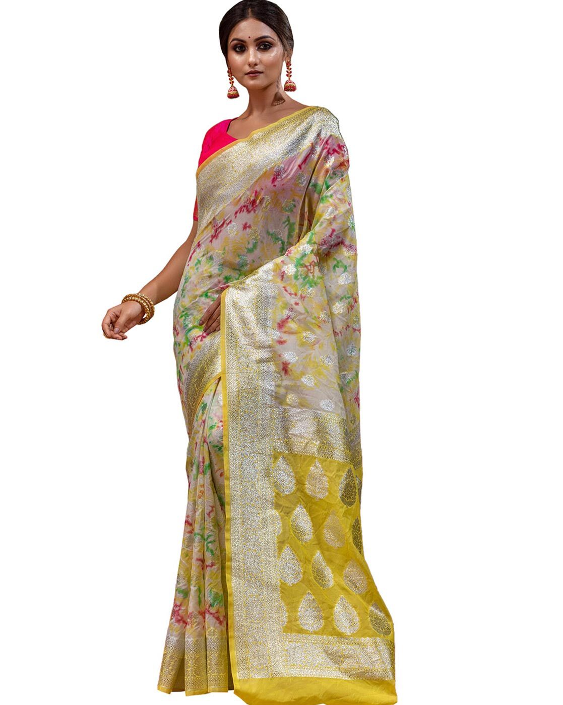 Buy Sareez House Embroidered Bollywood Georgette Red Sarees Online @ Best  Price In India | Shopsy.in