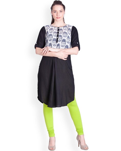 Buy Green Leggings for Women by LYRA Online