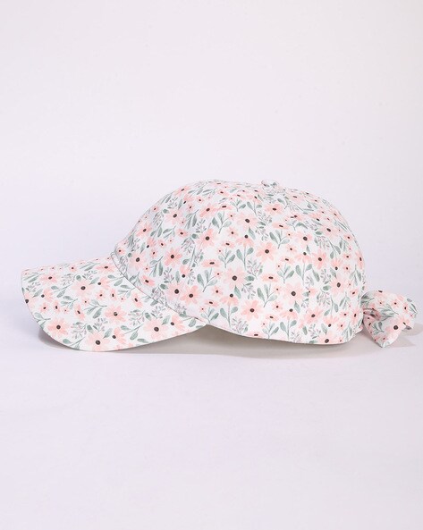 Womens floral hot sale baseball cap