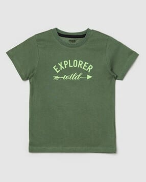 max Typographic Print Round-neck T-shirt-picture-18