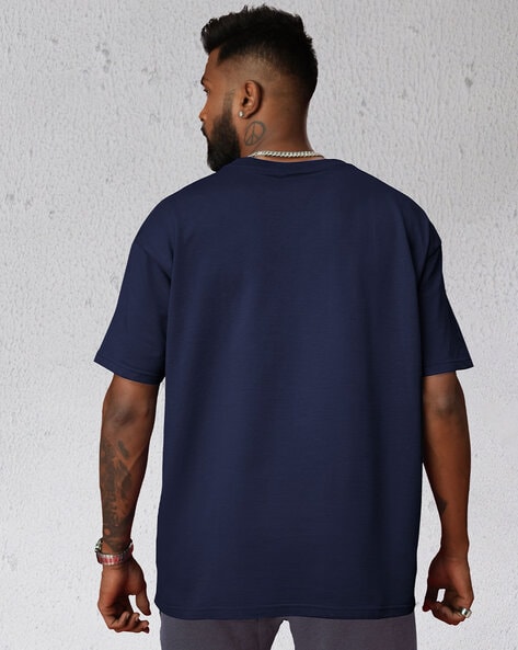 Buy Navy Blue Tshirts for Men by THE SOULED STORE Online