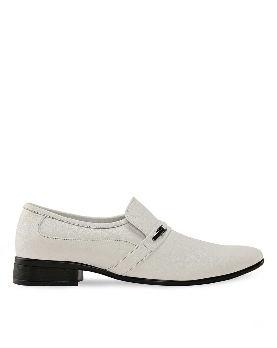 Florsheim 870797 Genuine Leather Formal Slip-ons Men's Shoe (Size 8, White)  in Noida at best price by Fairdeal Shoes And Accessories (Dlf Mall Of  India) - Justdial