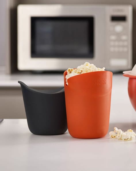 M-Cuisine™ 2-piece Orange Popcorn Maker Set