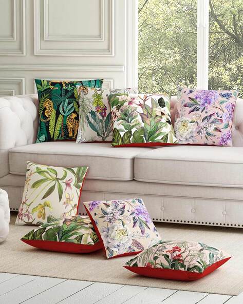 Floral cushions online best sale