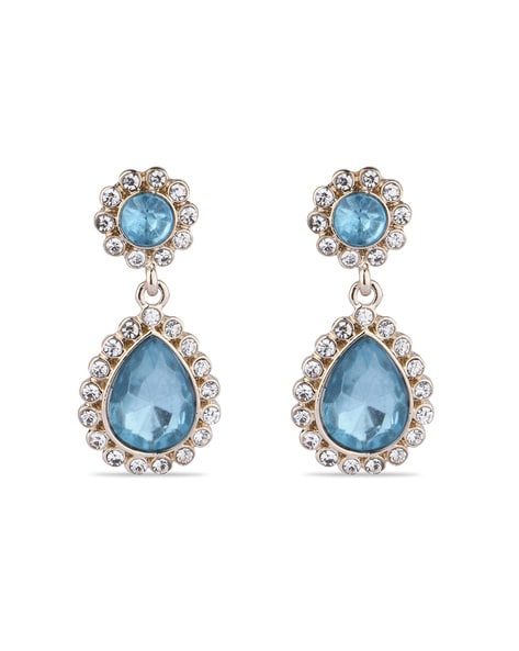 Blue Harvest Baguette Hoop Earrings | Hoops | Accessorize UK