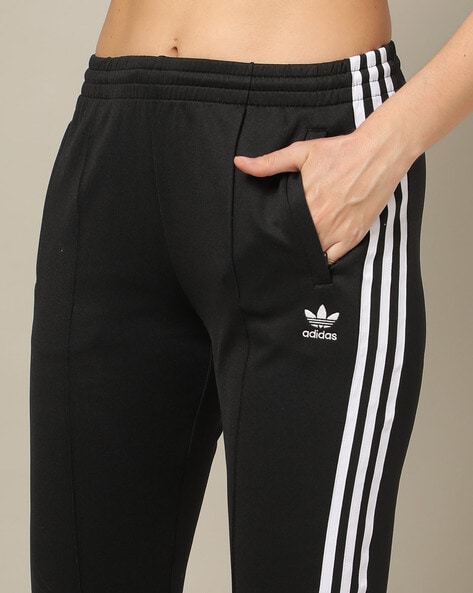 Adidas Originals Sst Cuffed Black Track Pants 5539957 Hem - Buy Adidas  Originals Sst Cuffed Black Track Pants 5539957 Hem online in India