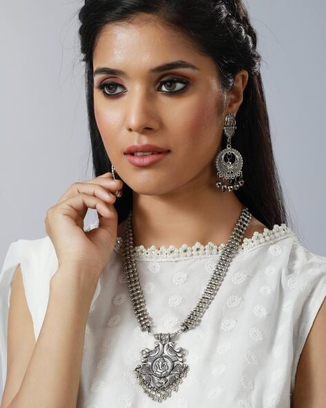 Double Coated Silver Plated Chain Necklace, Gender : Female, Color : Sliver  at Rs 110 / Piece in delhi
