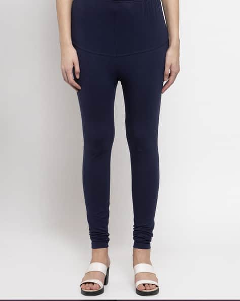 KLOTTHE Ankle-Length Leggings with Elasticated Waistband