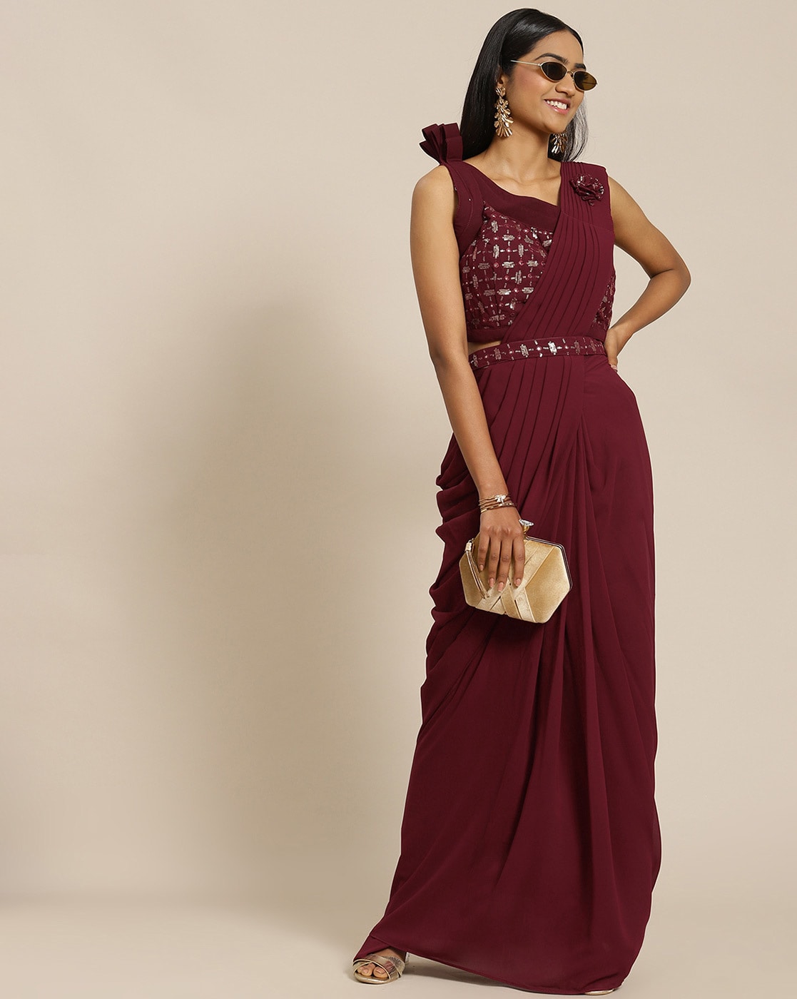 Burgundy Sari Copper Satin Regency Jane Austen Ball Gown Evening Dress –  Matti's Millinery & Costumes
