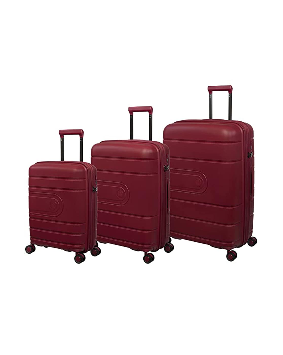 3 Piece Luggage Set, Travelhouse Hardside Suitcase Set with TSA Lock,  Multi-Size Hardside Luggage with Spinner Wheels for Travel Trips Business,  Gray（20