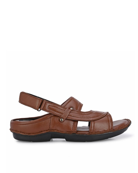 Ledero Brown Leather Sandal for men | Buy Stylish Sandals for Men | LEDERO