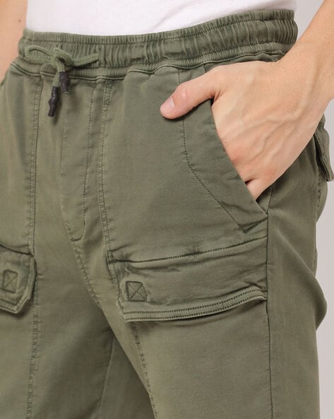 Buy Olive Track Pants for Men by LEE COOPER Online | Ajio.com