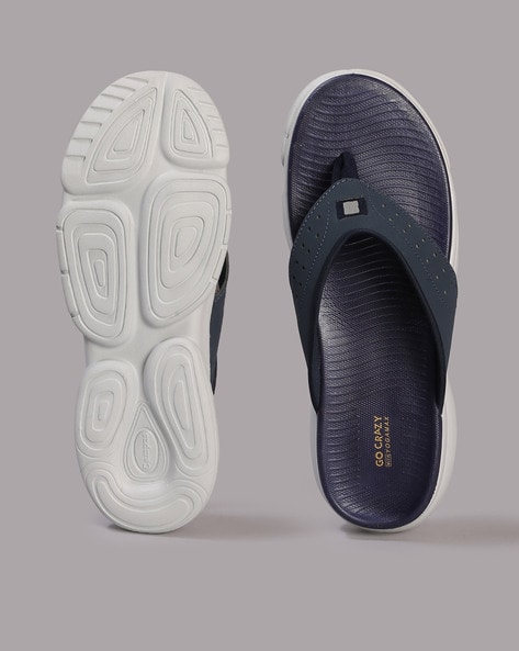 Buy Navy Blue Flip Flop Slippers for Men by Campus Online Ajio