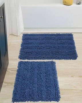 saral home Set of 2 Shaggy Rectangle Bath Mats-picture-24