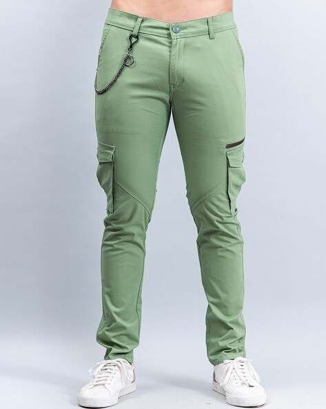Buy Green Trousers & Pants for Men by Tistabene Online