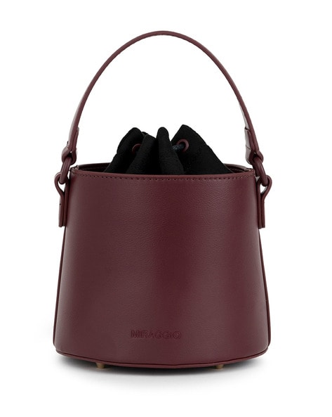 Mango maroon cheap solid sling bag