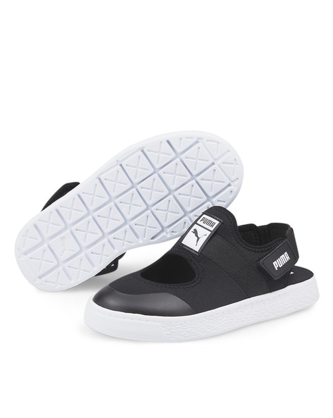 Buy Black Sandals for Boys by PUMA Online Ajio