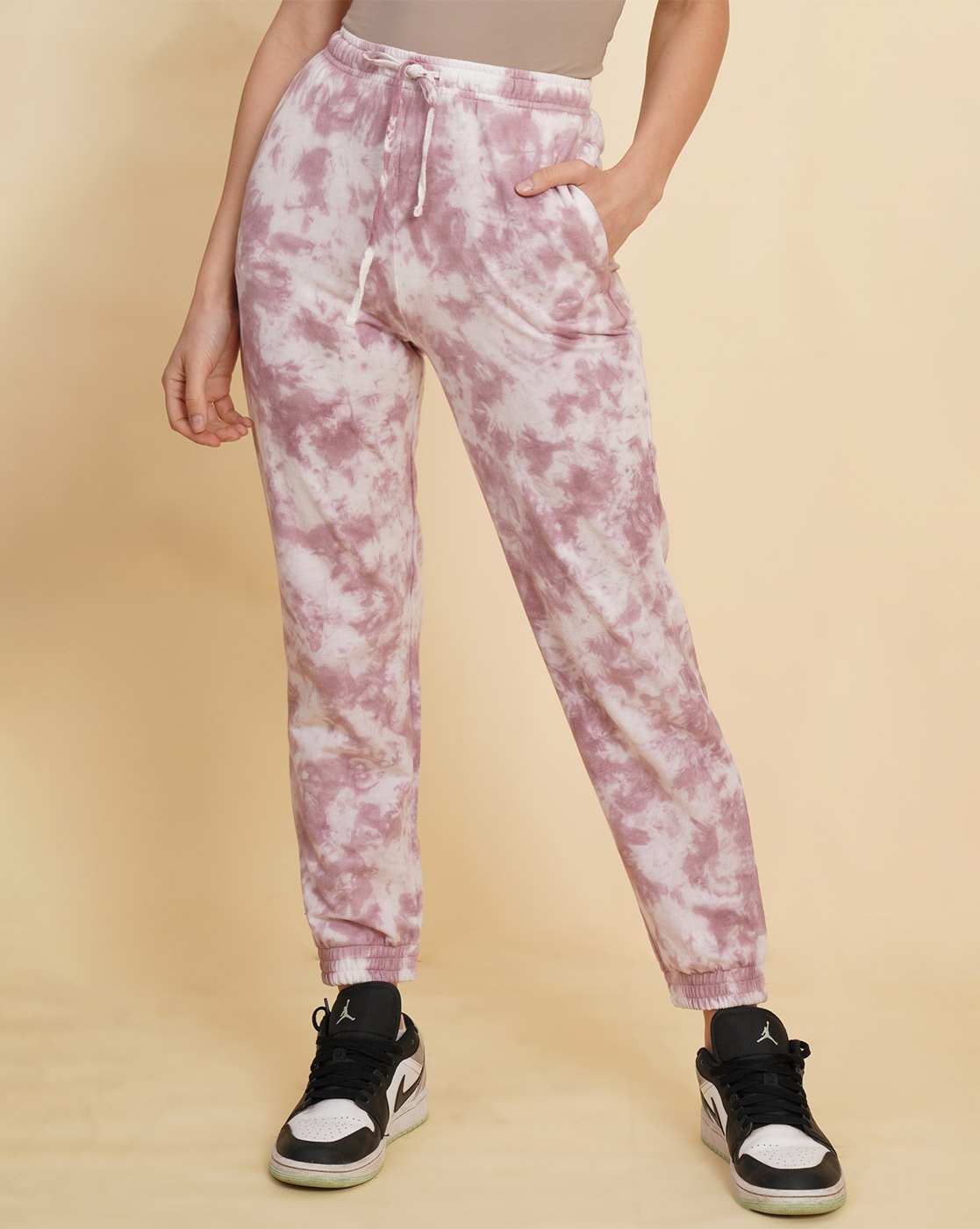 Buy Lavender Track Pants for Women by TRISLIN Online