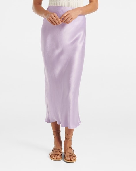 Satin skirt forever outlet new