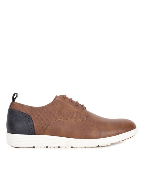 Mens shoes brown sales casual