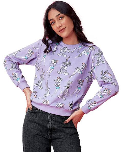 Buy Purple Sweatshirt \u0026 Hoodies for Women by THE SOULED STORE Online |  Ajio.com
