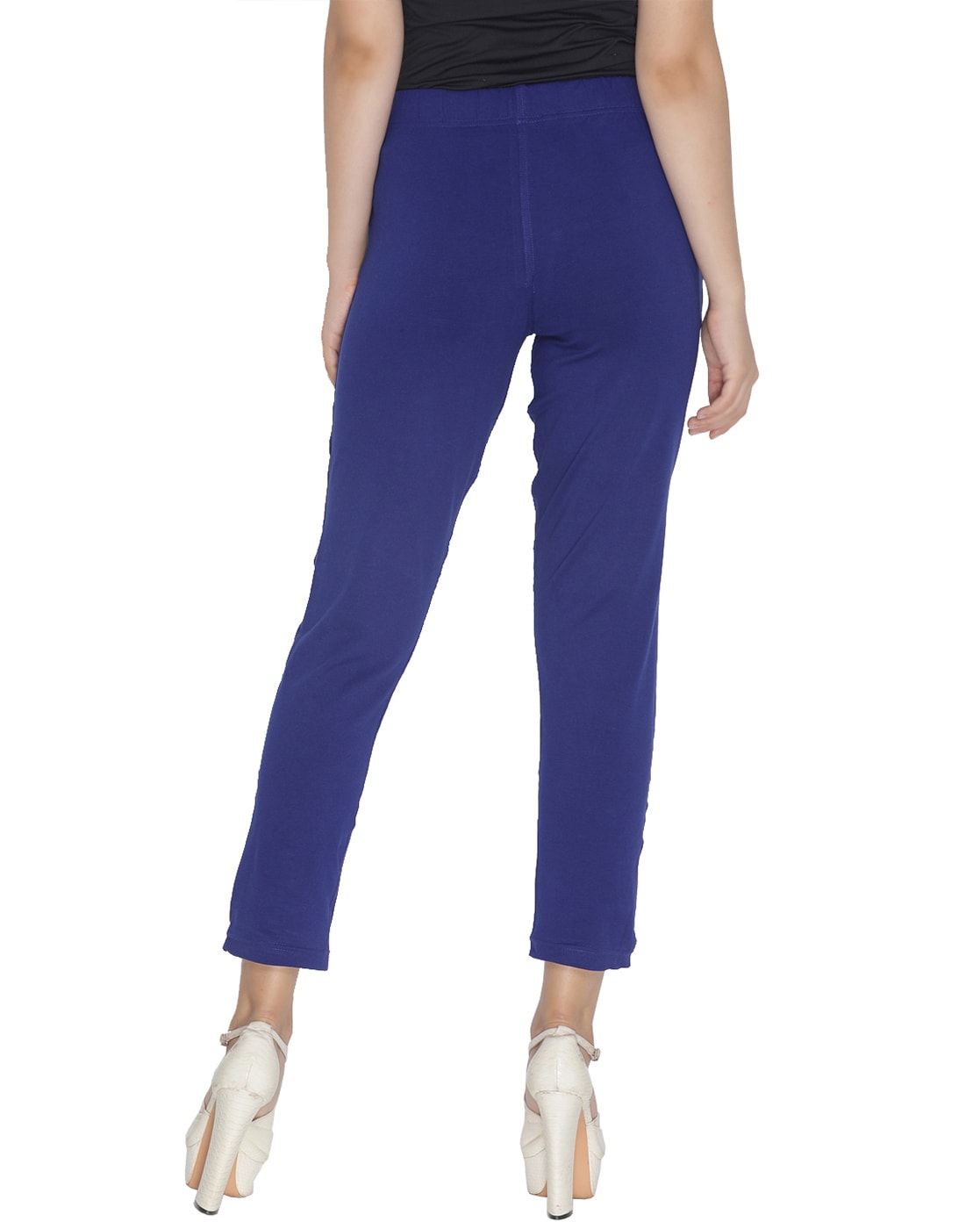 Buy Royal Blue Trousers & Pants for Women by LYRA Online
