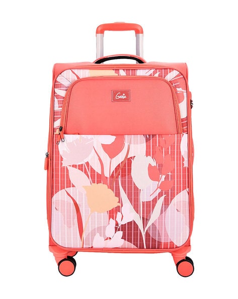 Buy Genie Bahamas Coral Trolley Bag With Dual Wheels Online