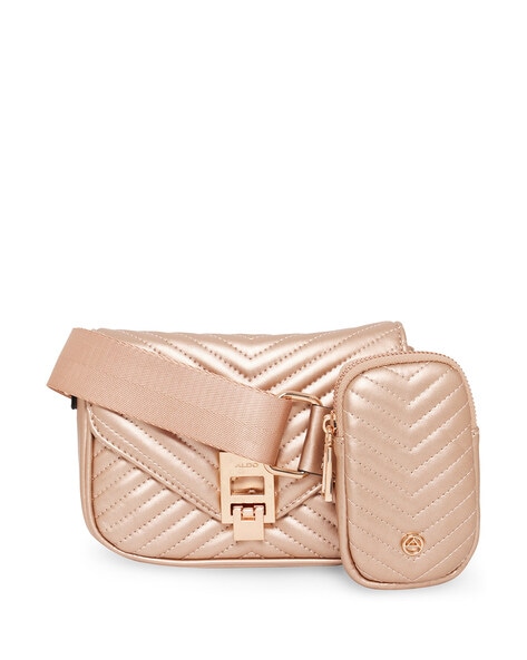 Aldo rose gold purse on sale